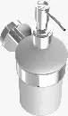 Cubix -817-A Liquid Soap Dispenser ss+ Glass.webp