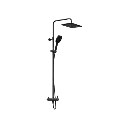 157801224 - Azure Black Rain Shower System Double Outlet (Hand Shower+Head Shower).webp