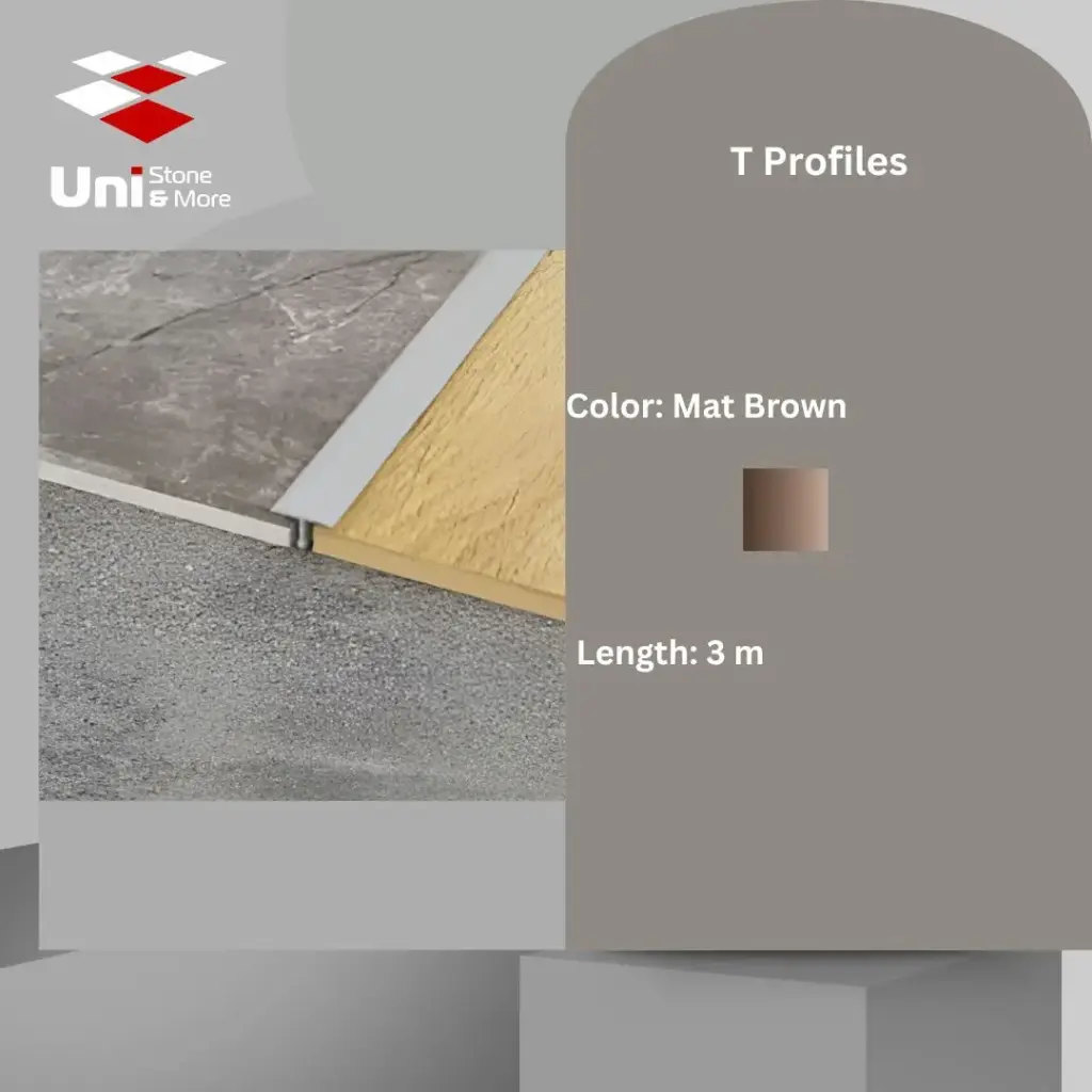 2577 - (90) - Profile -25mm - Mat Brown - A