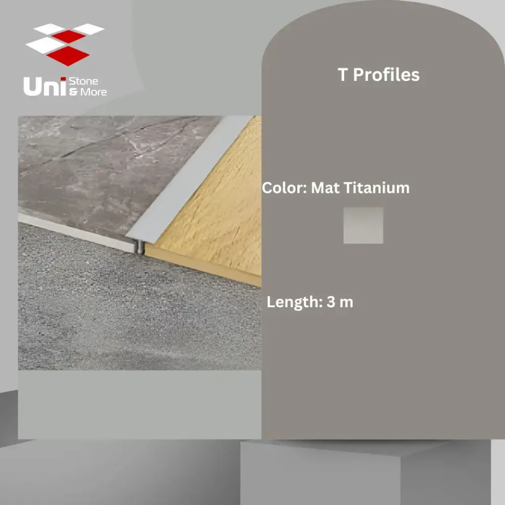 2579 - (95) - Profile -15mm - Mat Titanium - A