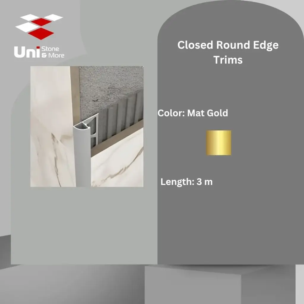 2634 - (145) - Profile -10mm - Mat Gold - A