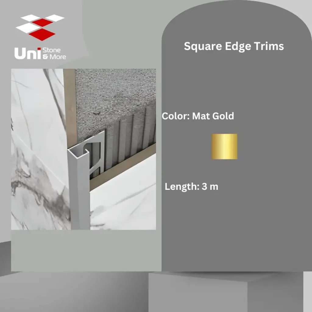 2640 - (175) - Profile -8mm - Mat Gold - A