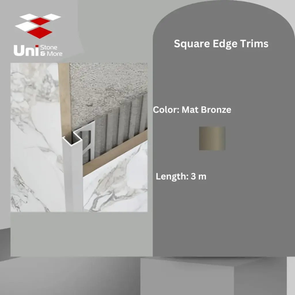 3038 - (121) - Profile -8mm - Mat Bronze - A