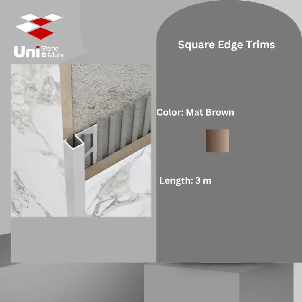 3038 - (122) - Profile -8mm - Mat Brown - A