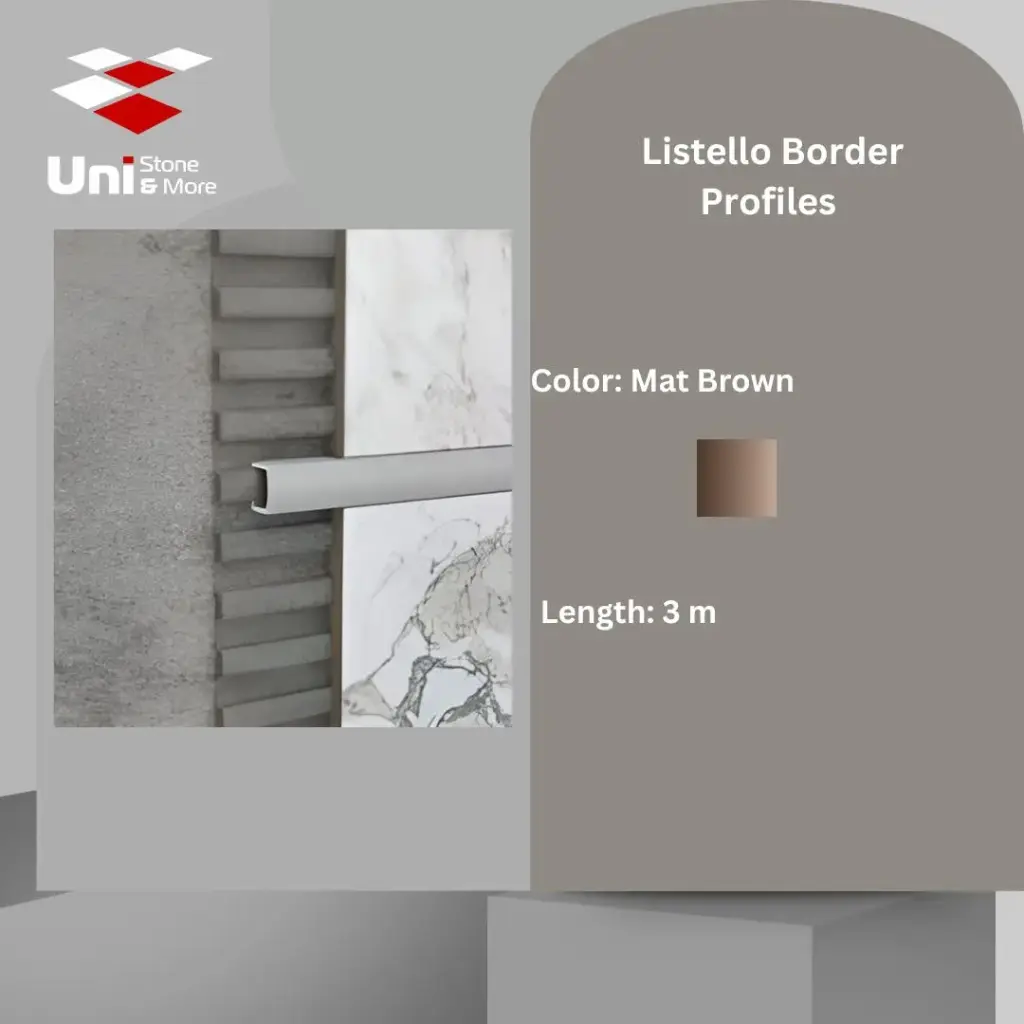 3128 - (160) - Profile -20mm - Mat Brown - A