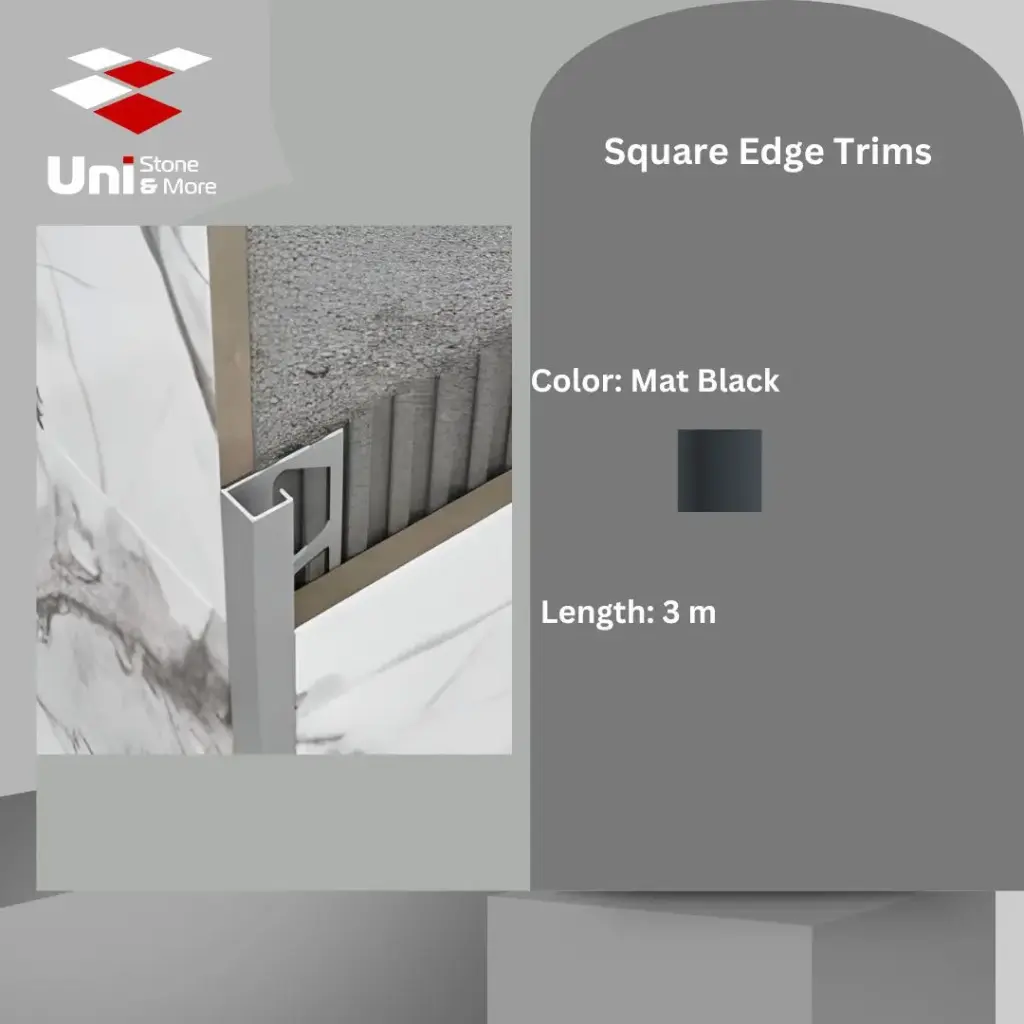 2640 - (166) - Profile -8mm - Mat Black - A