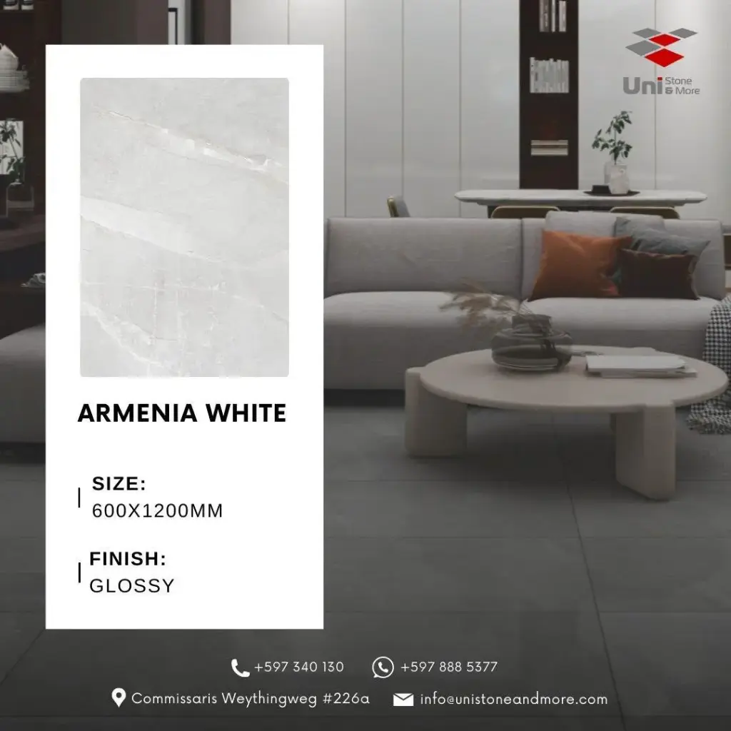 Armenia White - Glossy - P - 60x120