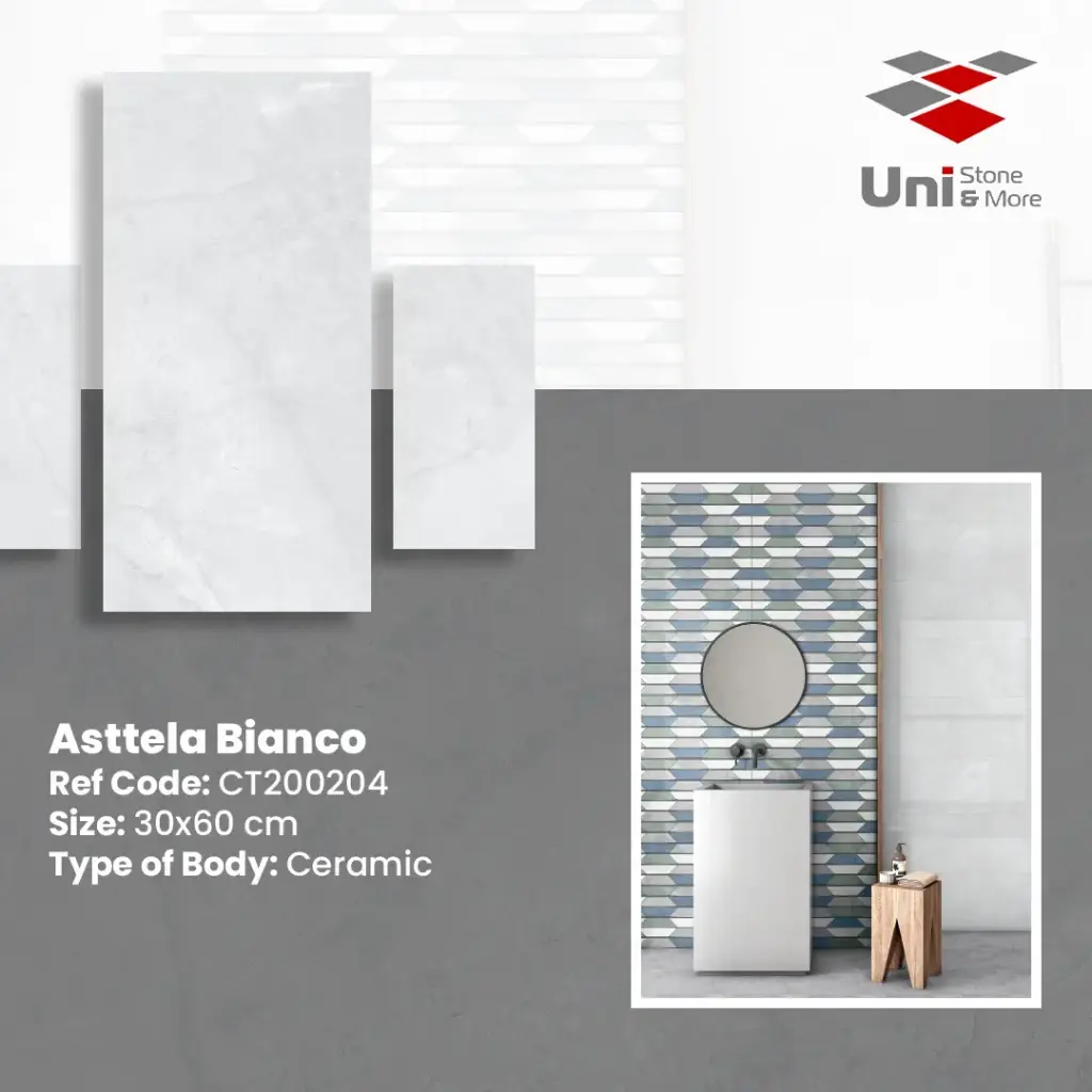 Asttela Bianco - Glossy - C - 30x60