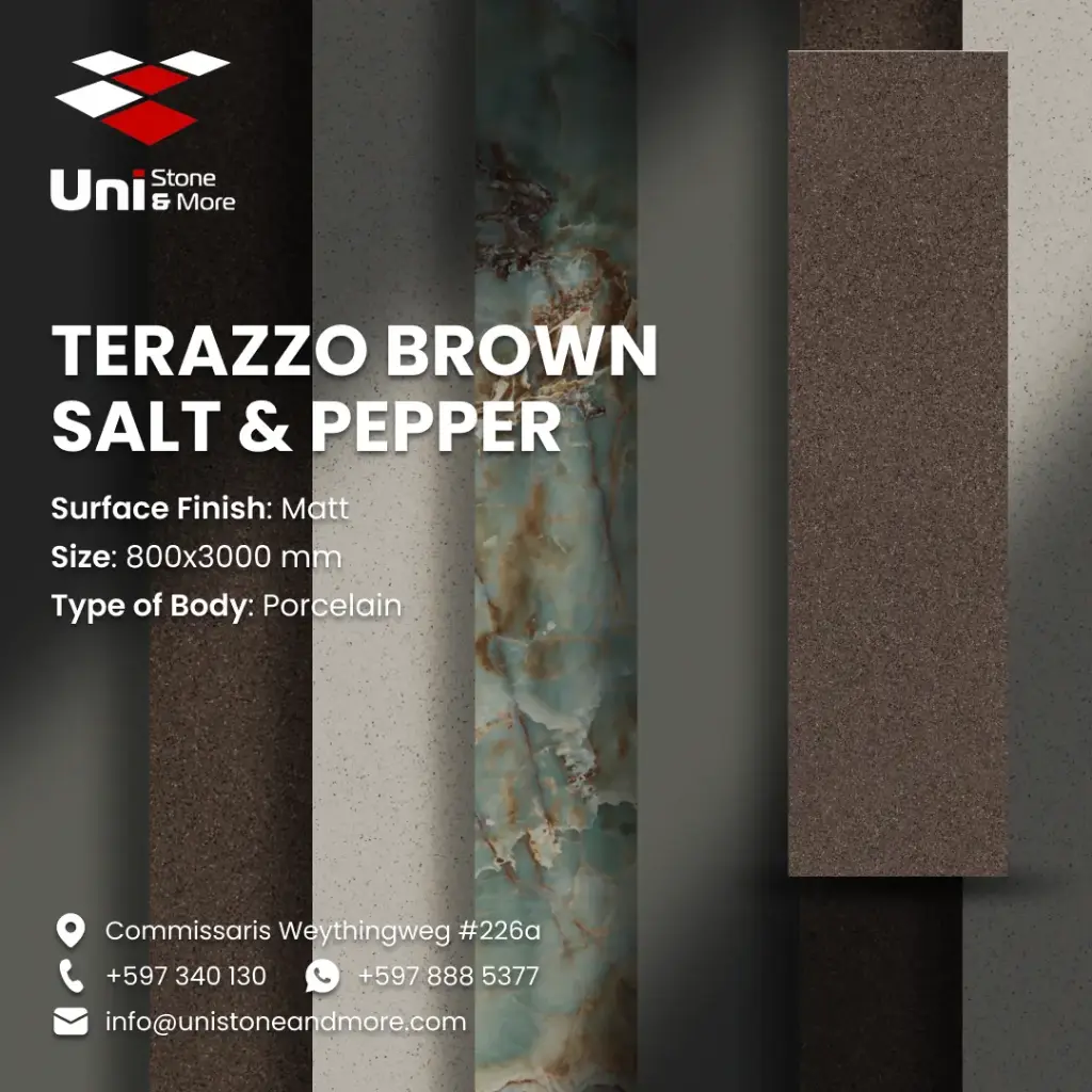 Brown Salt N Pepper - Matt - P - 80x300 15mm