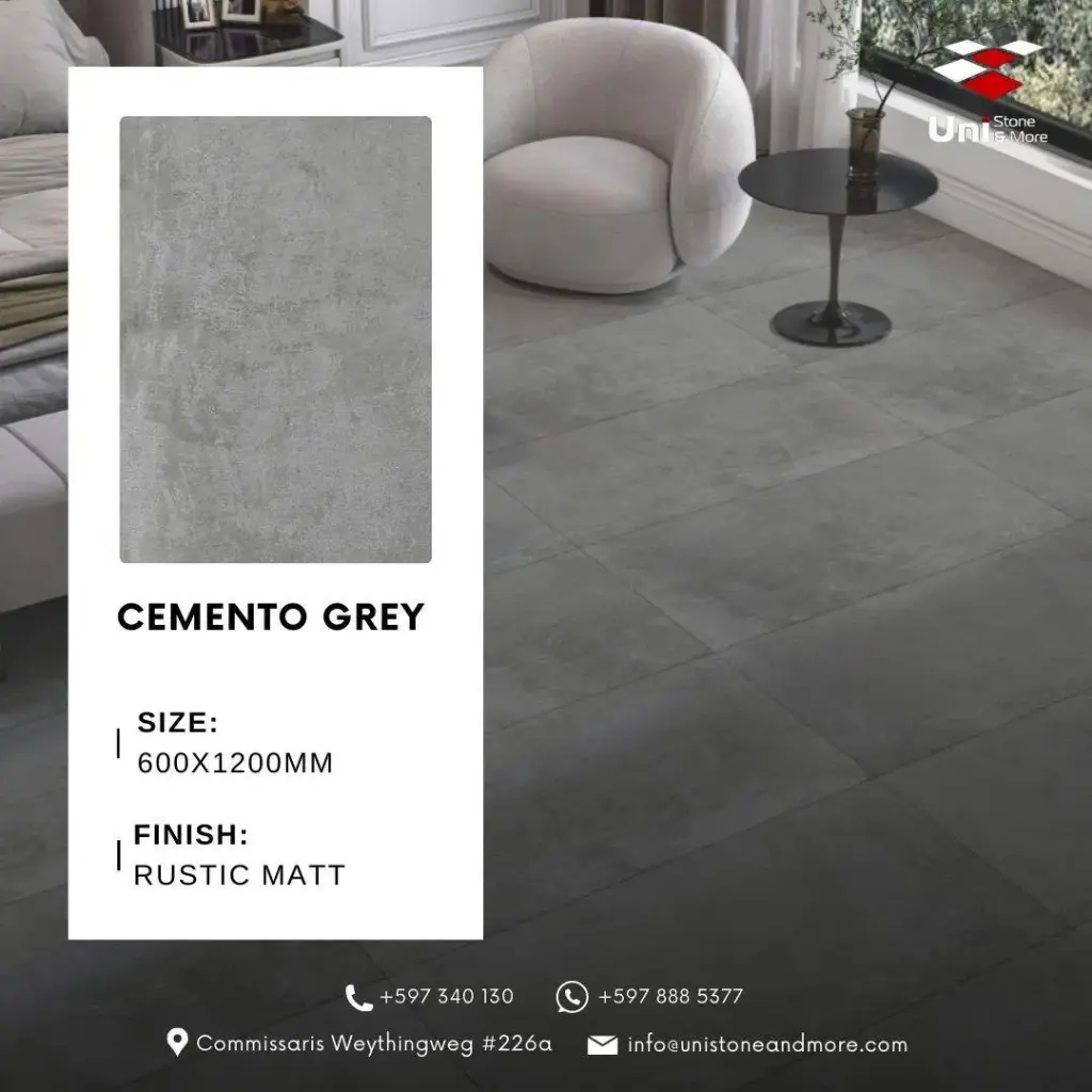 Cemento Grey - Rustic Matt - P - 60x120