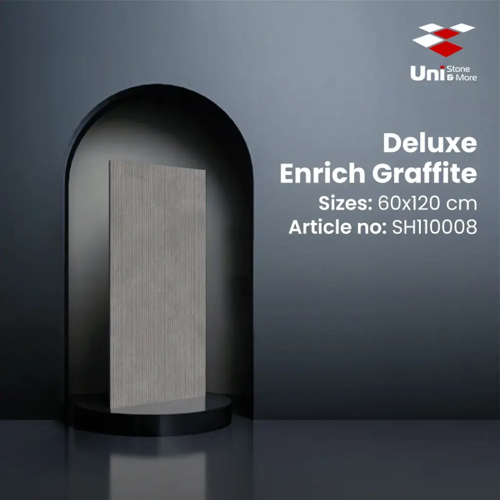 Deluxe Enrich Graffite - Matt Decor - P - 60x120