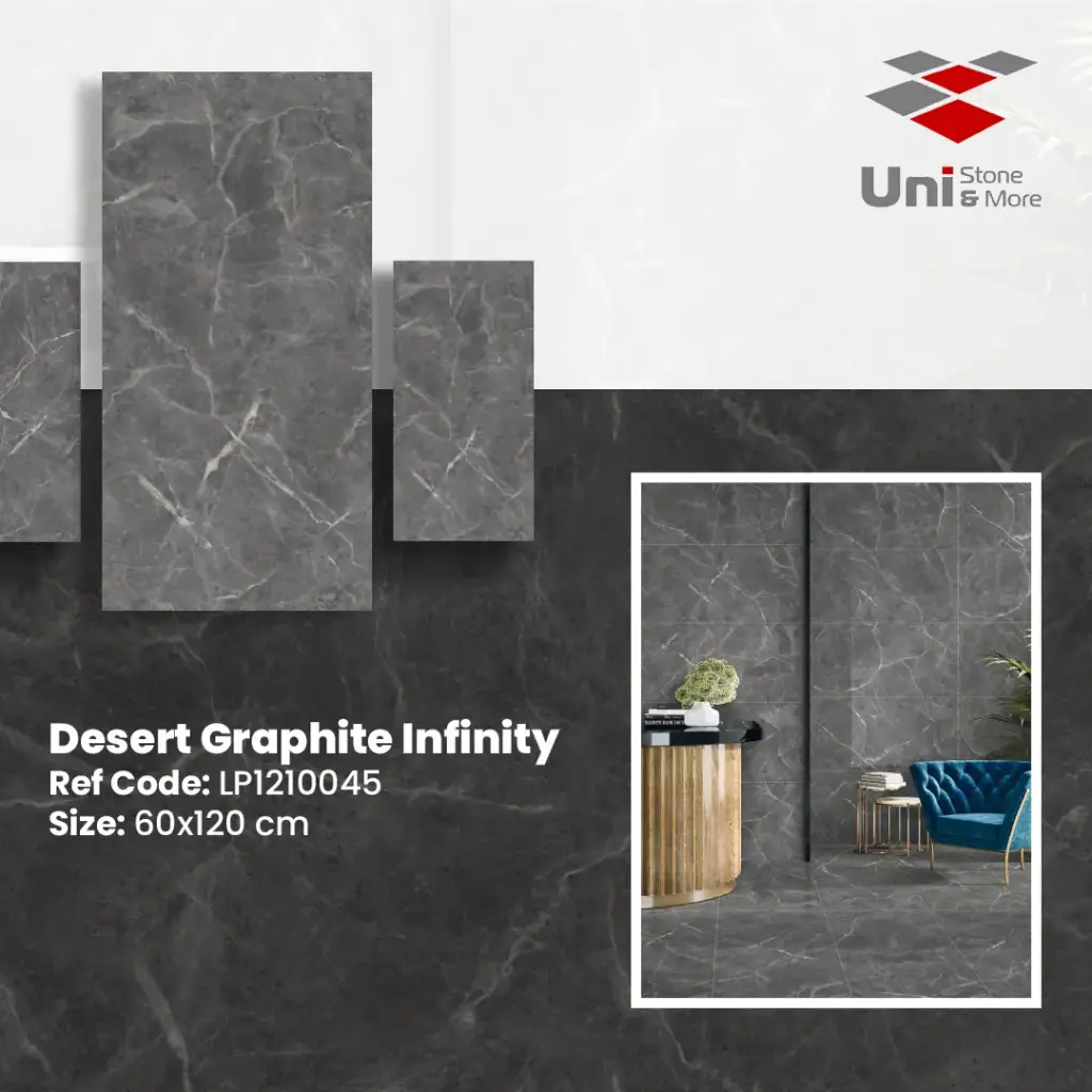 Desert Graphite Infinity - Glossy - P - 60x120