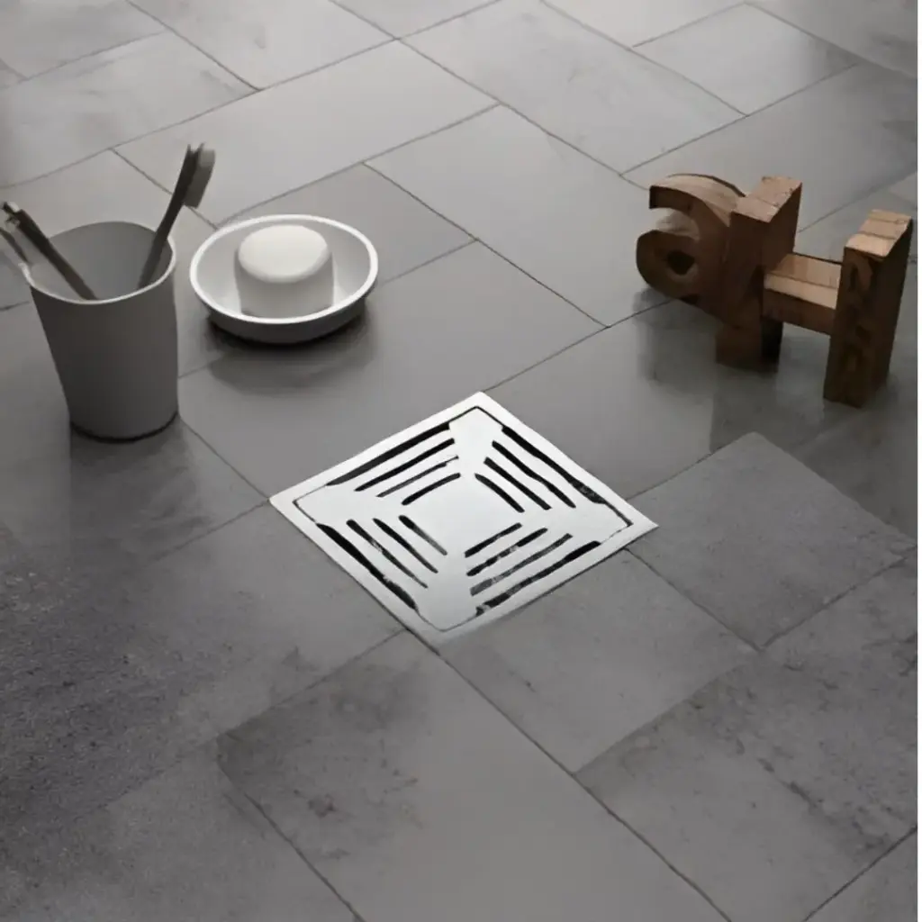 Floor Drain - SS - 15x15 - Aura-813 + 003 Anti Cockroach Trap