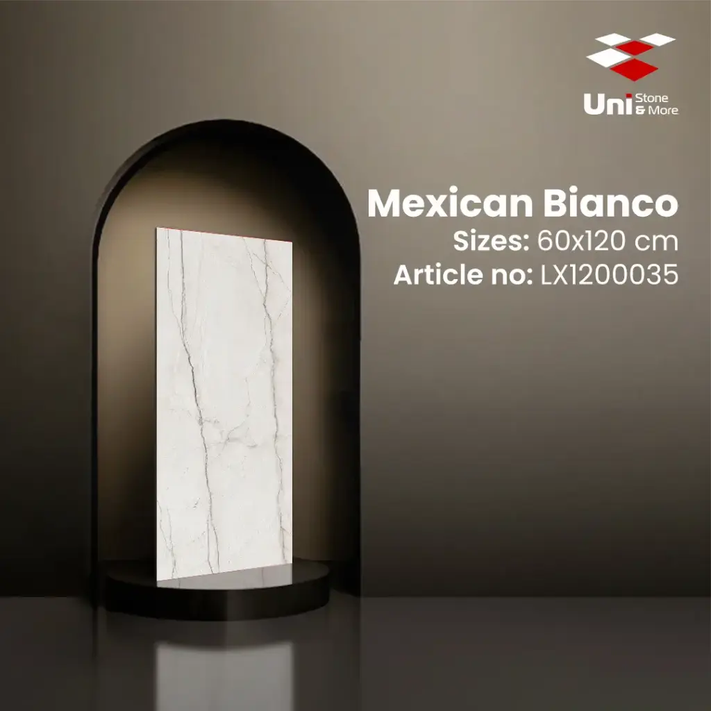 Mexican Bianco - Glossy - P - 60x120