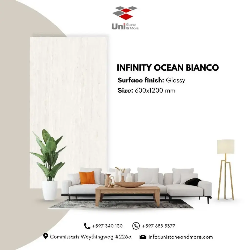 Ocean Bianco - Glossy - P - 60x120