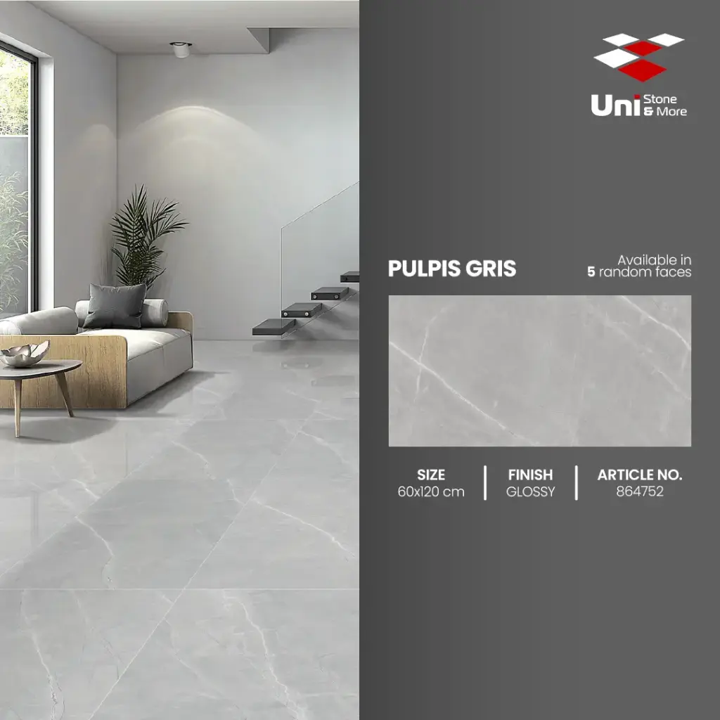 Pulpis Gris - Glossy - P - 60x120