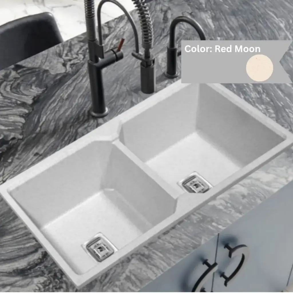 Red Moon - Amazon - Quartz Kitchen Sink - 37"x18"