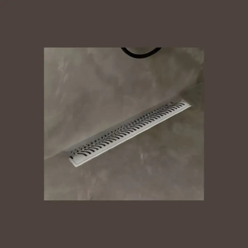 Shower Drain - SS - 90x7.5 - S-Line-255A