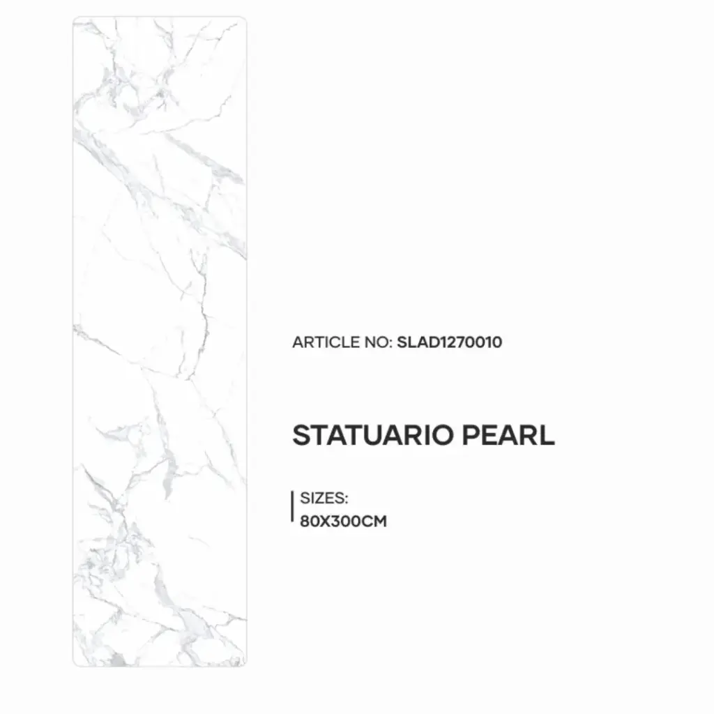 Statuario Pearl - Glossy - P - 80x300 15mm