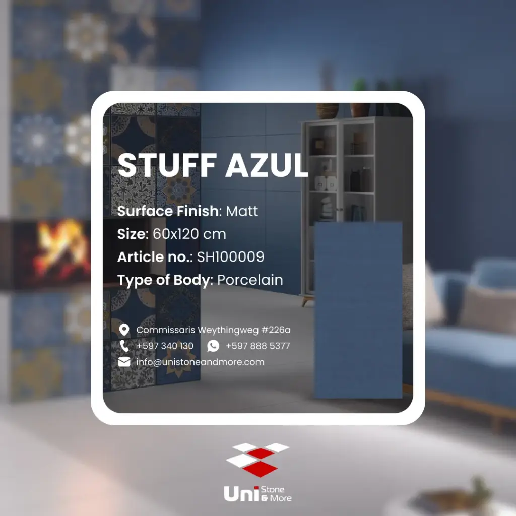 Stuff Azul - Matt - P - 60x120
