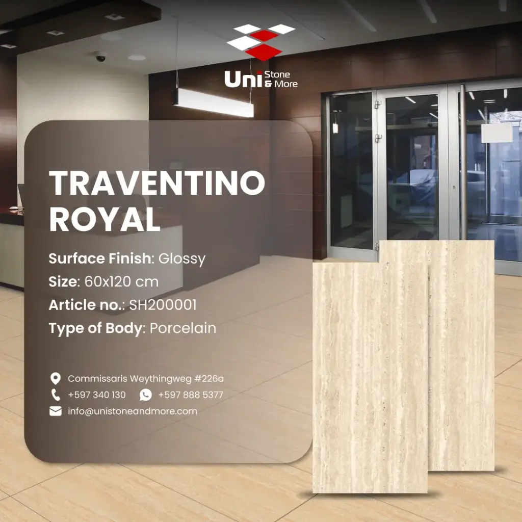 Traventino Royal - Glossy - P - 60x120