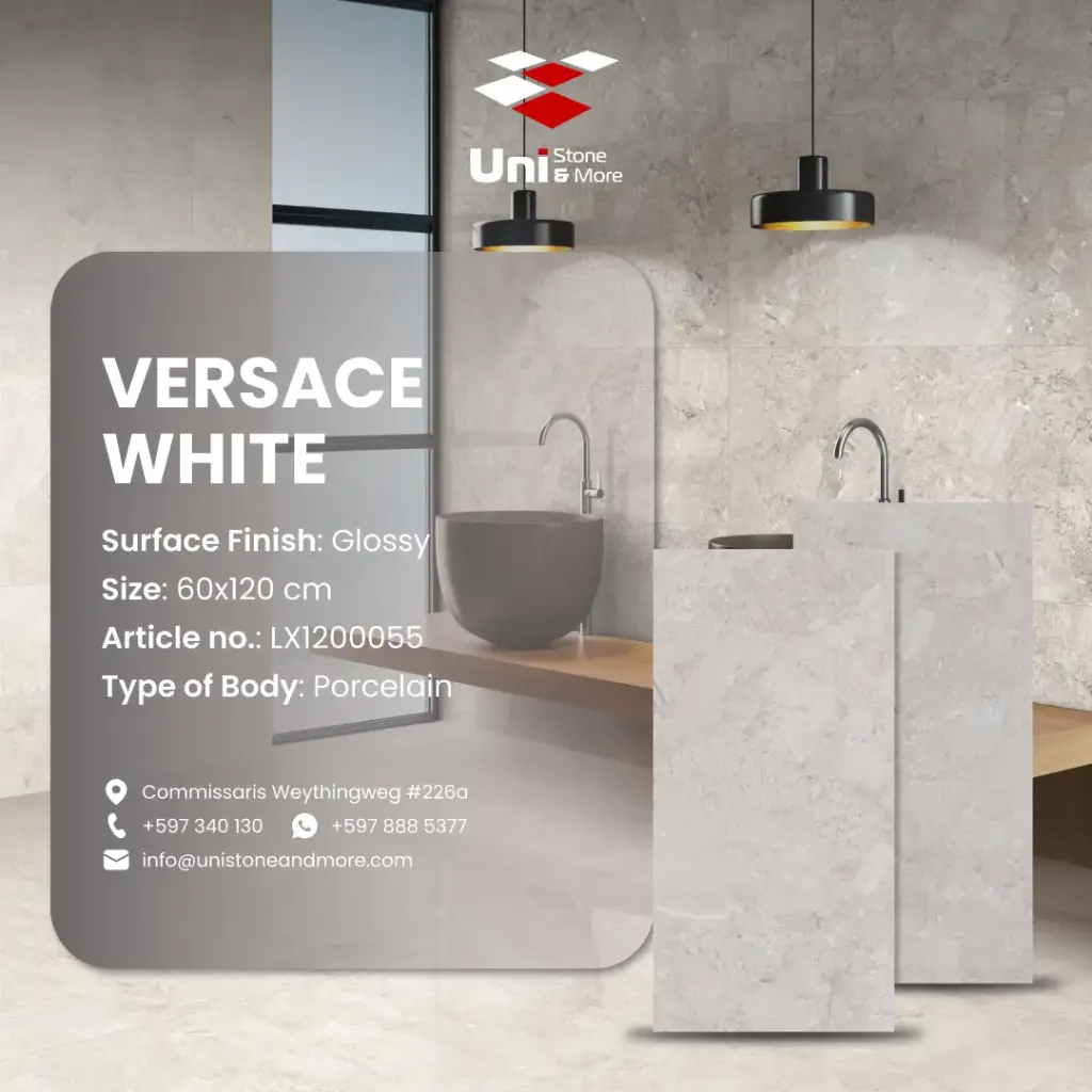 Versace White - Glossy - P - 60x120