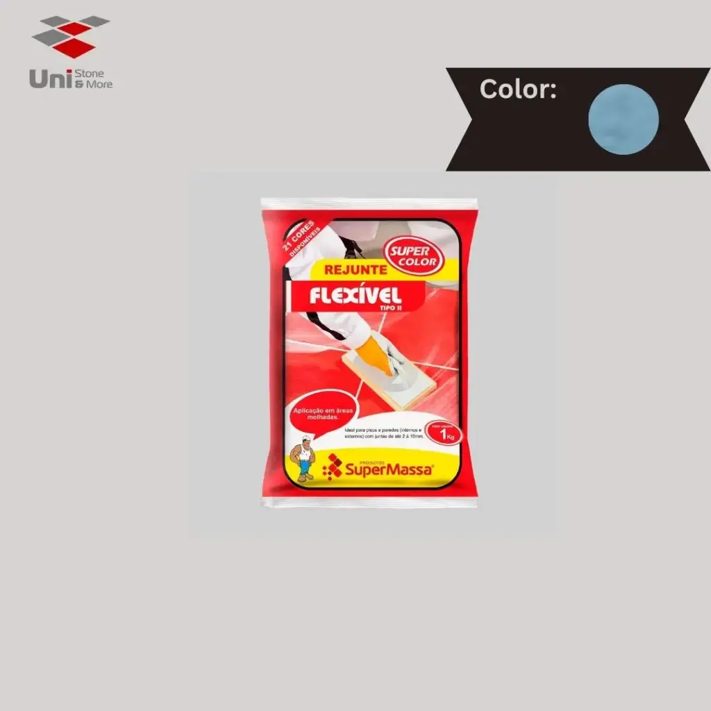 Rejunte Supermassa TipoII Azul Hortencia - 1kg