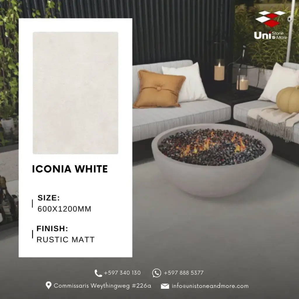 Icona White - Rustic Matt - P - 60x120