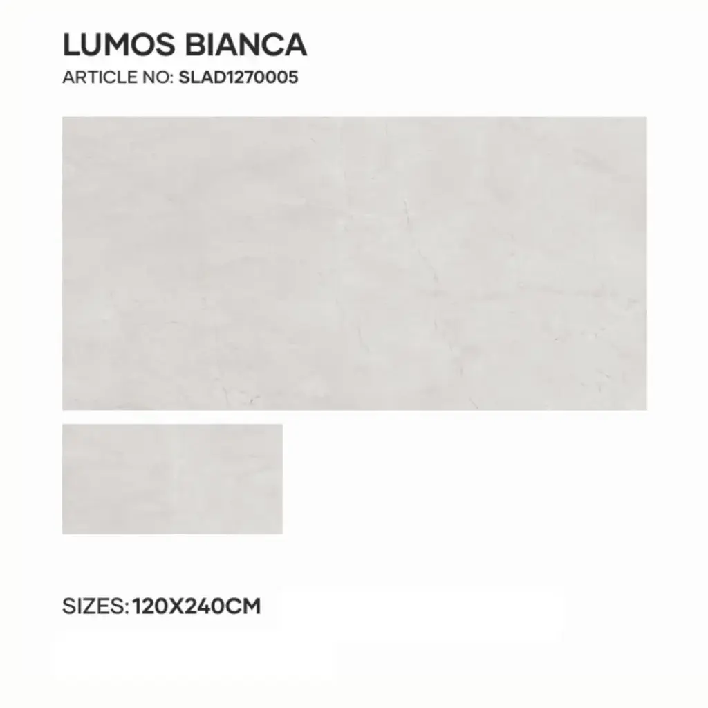 Lumos Bianco - Glossy - P - 120x240 9mm