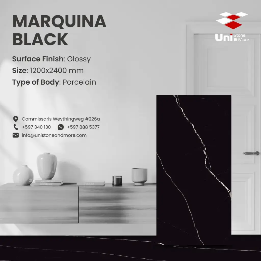 Marquina Black - Glossy - P - 120x240 15mm