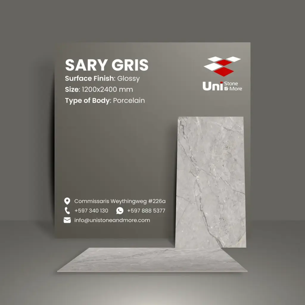 Sary Gris - Glossy - P - 120x240 15mm