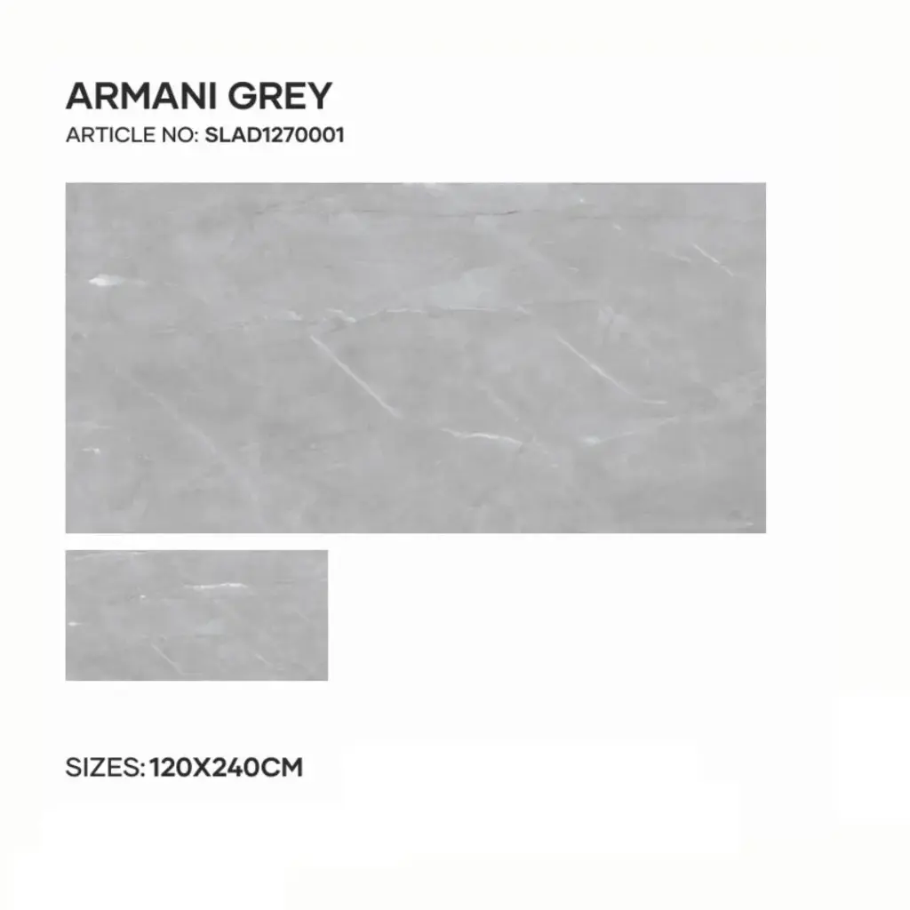 Armani Grey - Glossy - P - 120x240 9mm