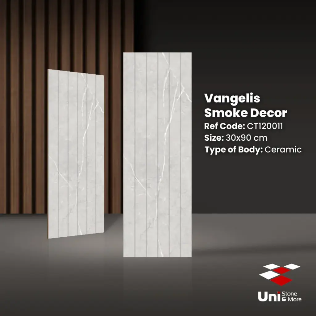 Vangelis Smoke Décor - Matt Carving - C - 30x90