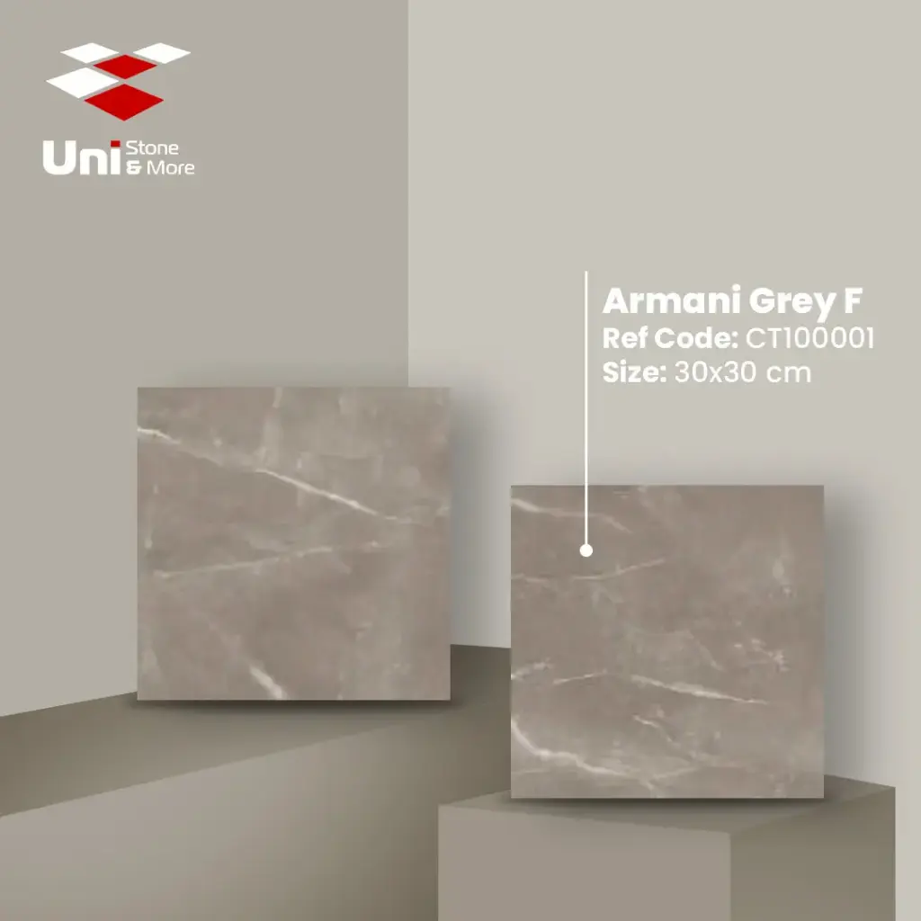 Armani Grey F - Matt - C - 30x30