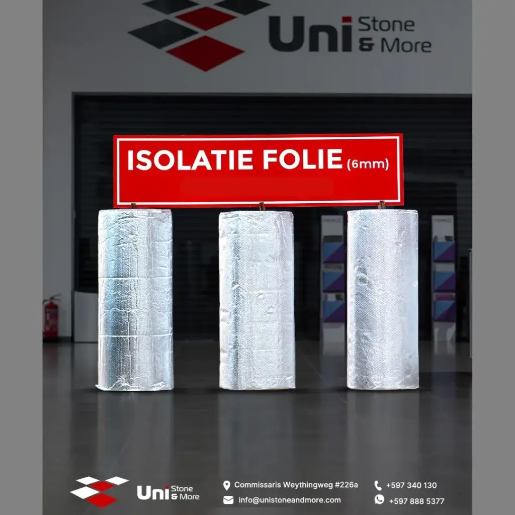 20 Mtr Long x 1,2 Mtr - 6mm Insulation Air Bubble Aluminium Foil Roll