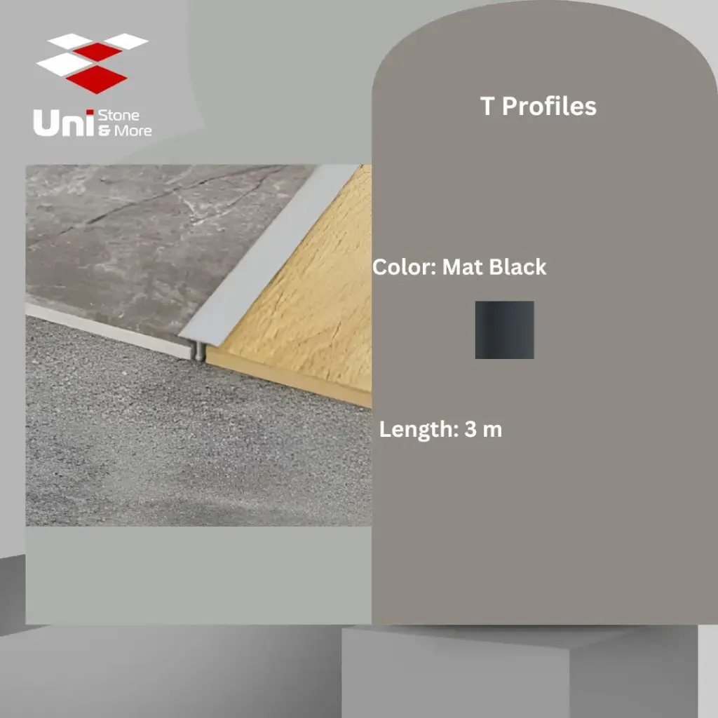 2338 - (7) - Profile -15mm - Mat Black - A