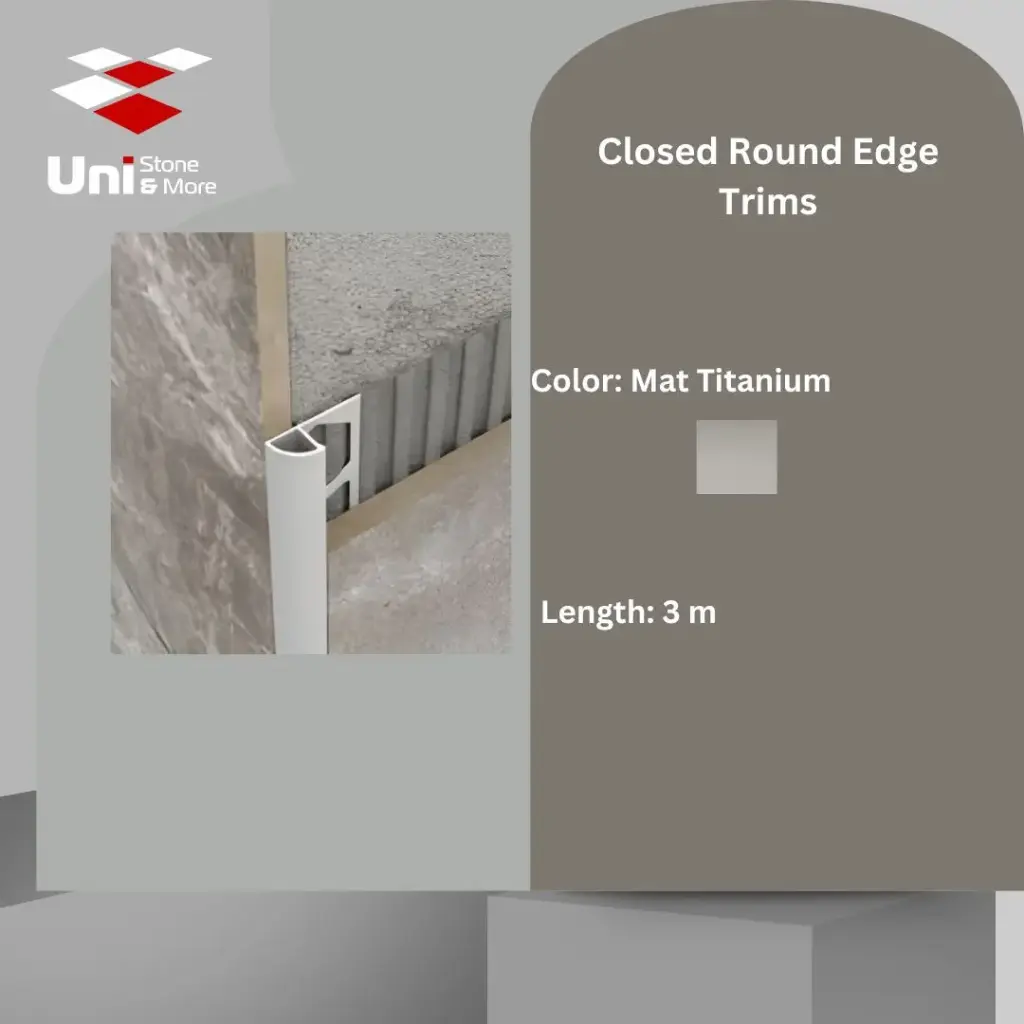 2465 - (51) - Profile -10mm - Mat Titanium - A