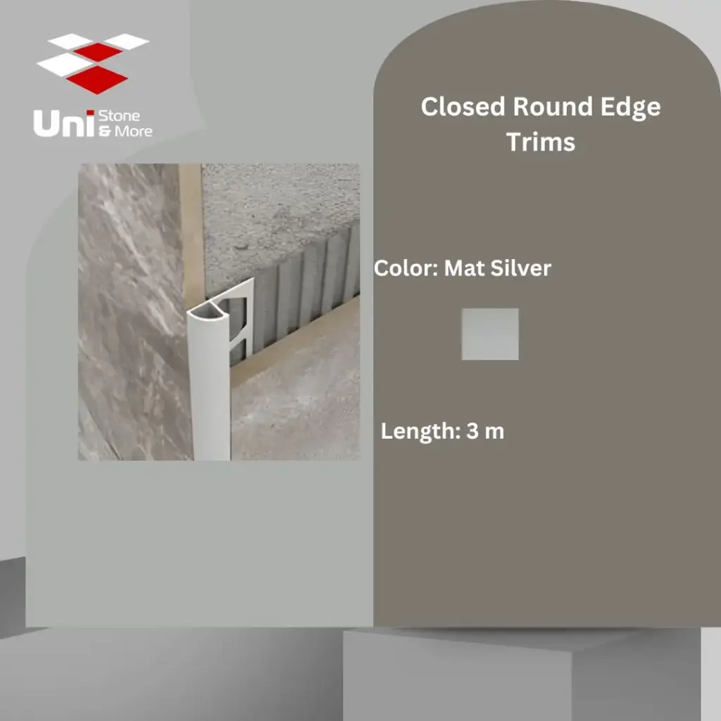 2509 - (55) - Profile -8mm - Mat Silver - A