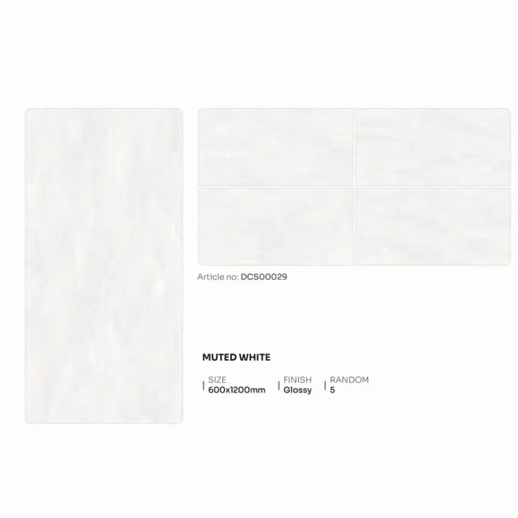 Musted White - Glossy - P - 60x120