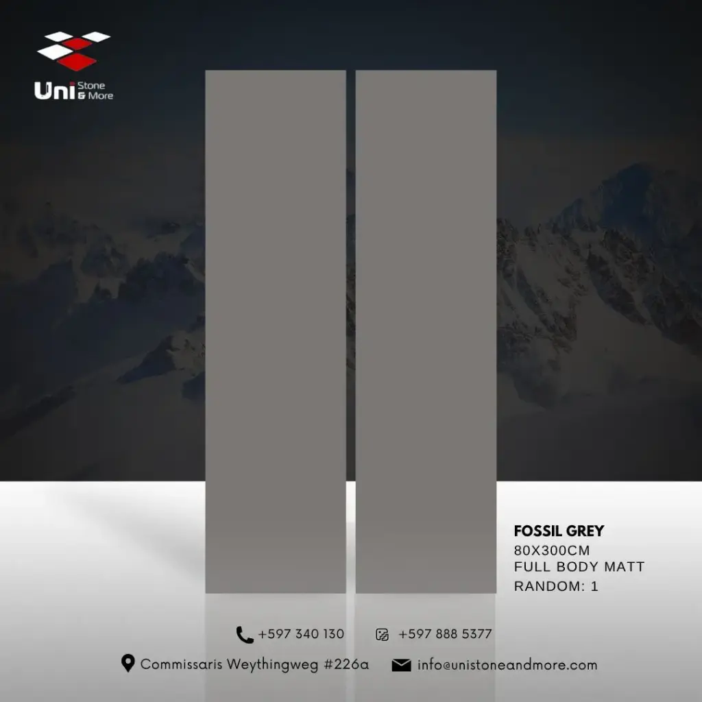 Fossil Grey - Full Body Matt - P - 80x300 15mm