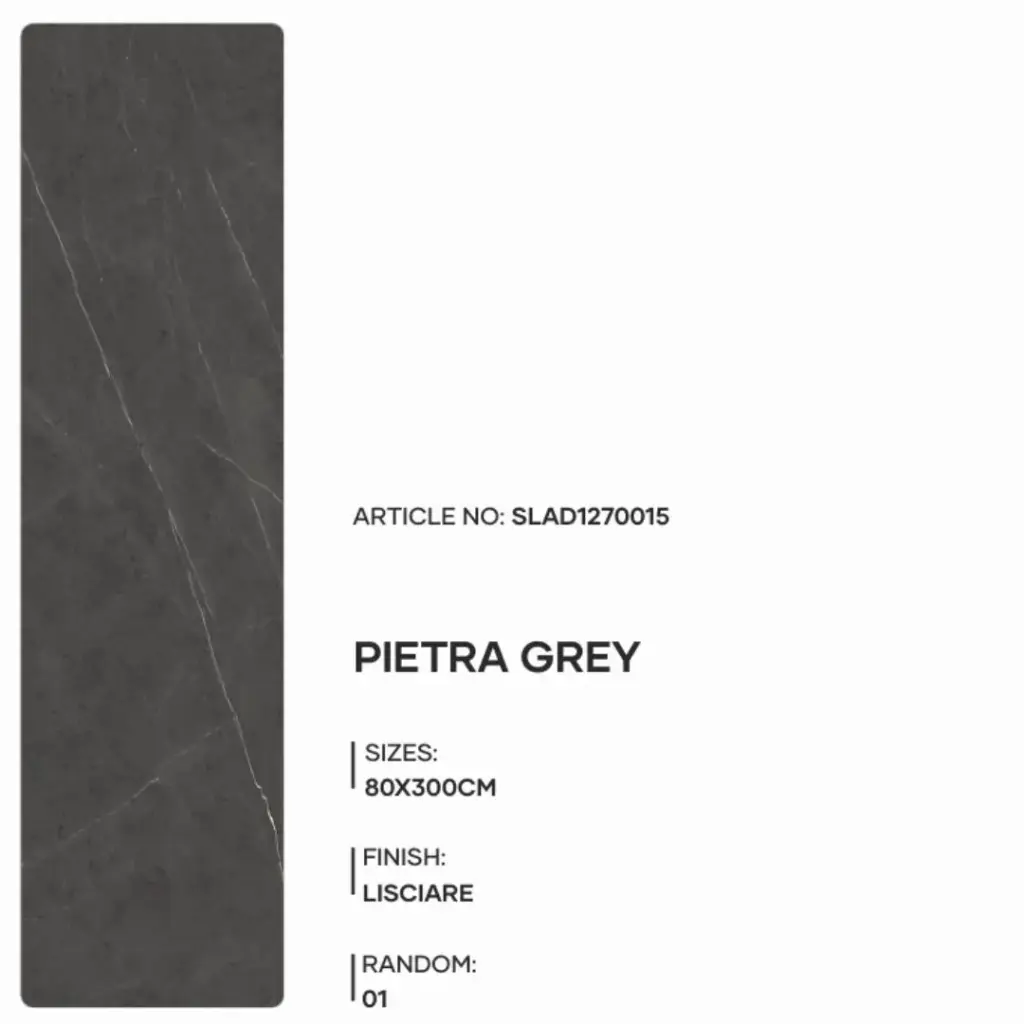 Pietra Grey - Lisciare - P - 80x300 15mm