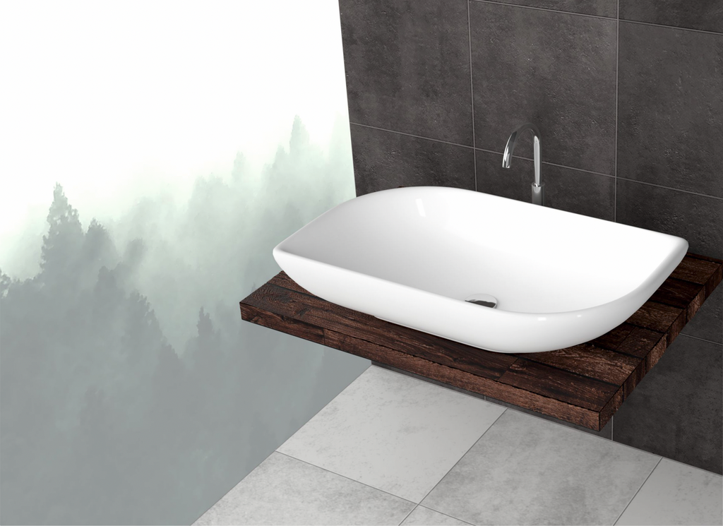 Table Top Lava - White - P