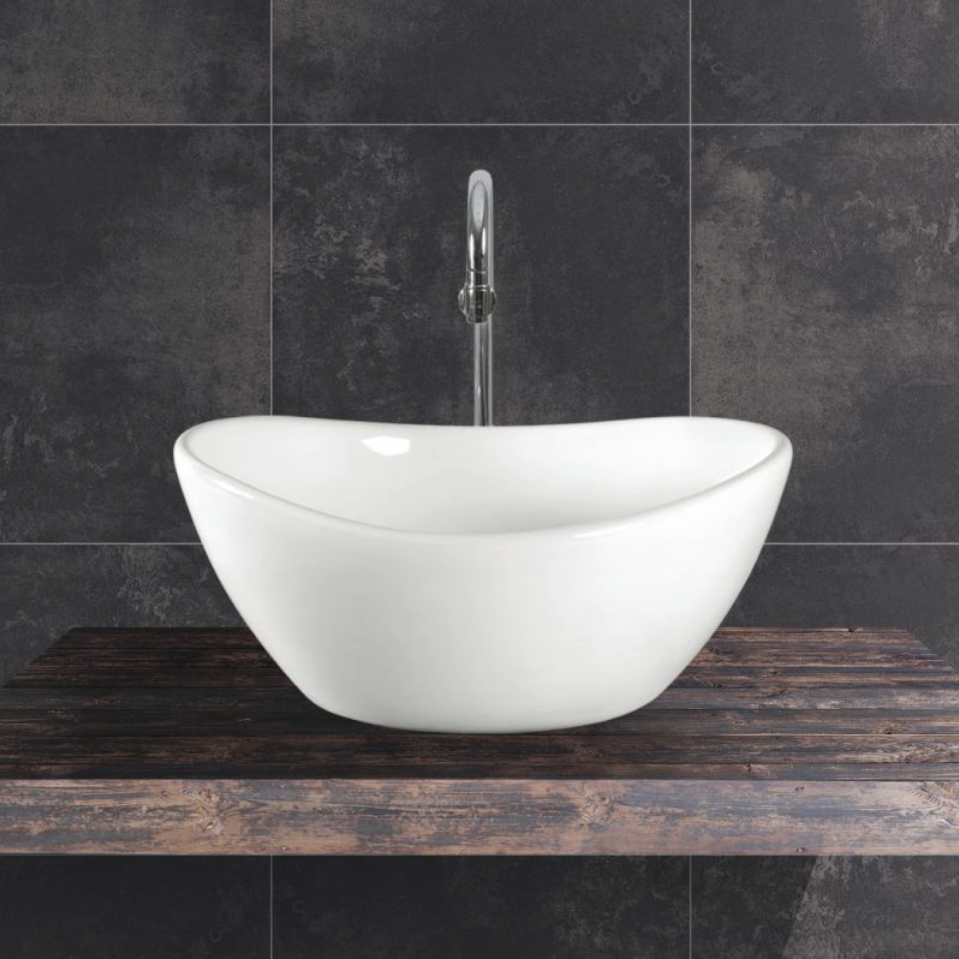 Table Top Shallow - White - P