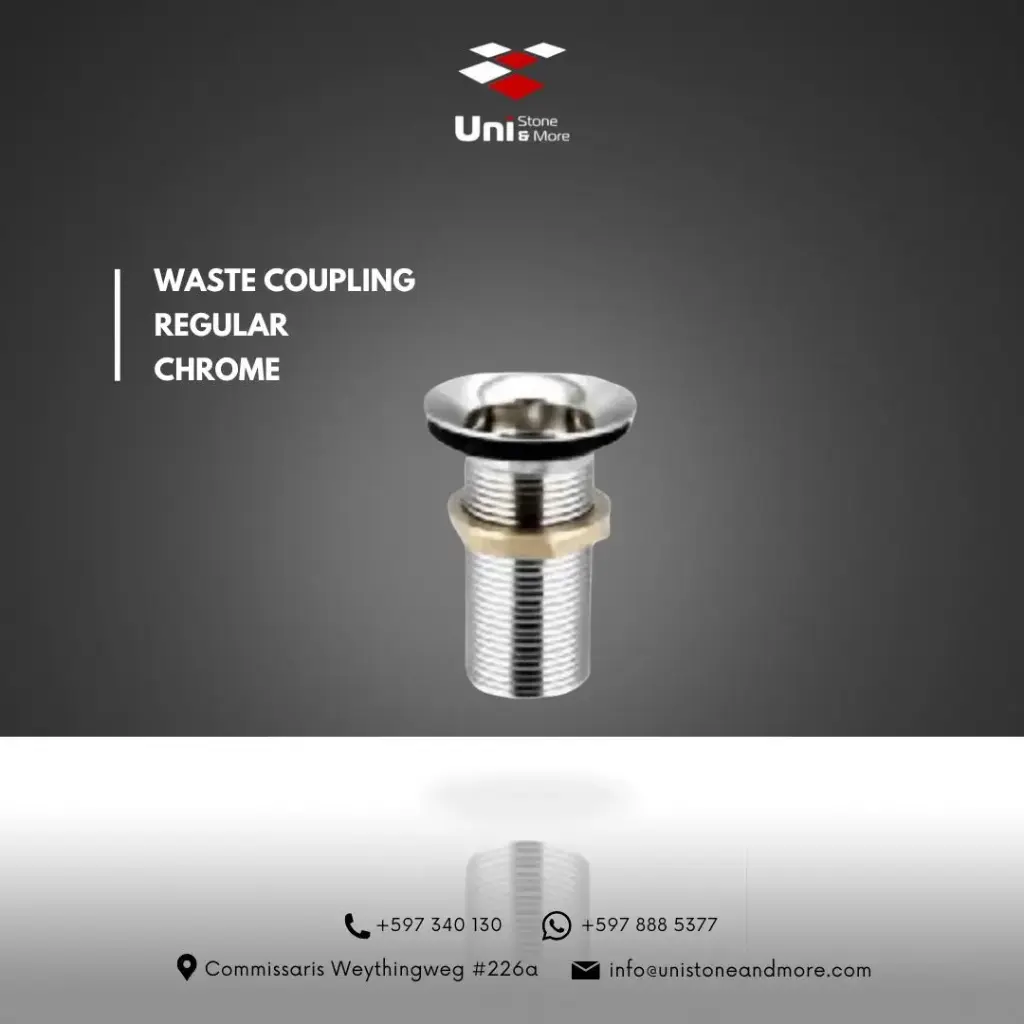 Waste coupling Regular - Chrome - B