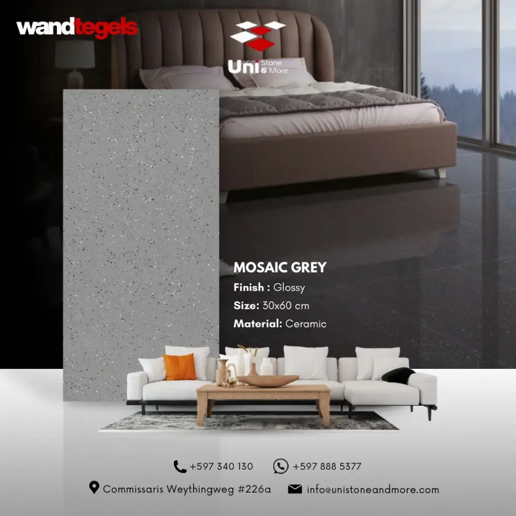Mosaic Grey - Glossy - C - W - 30x60
