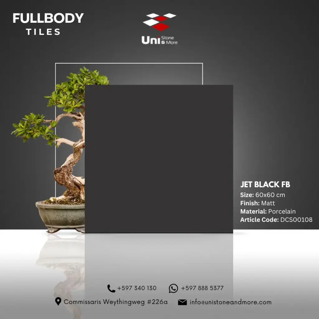 Jet Black FB - Matt - P - 60x60