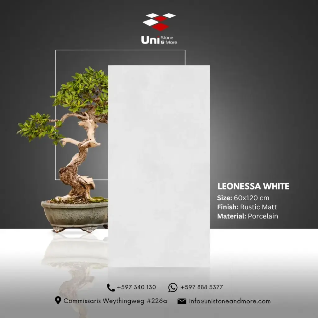 Leonessa White - Rustic Matt - P - 60x120