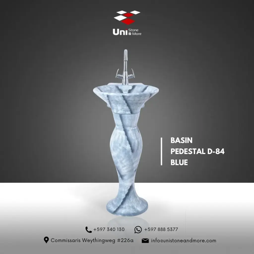 Basin Pedestal D-84 - Blue - P