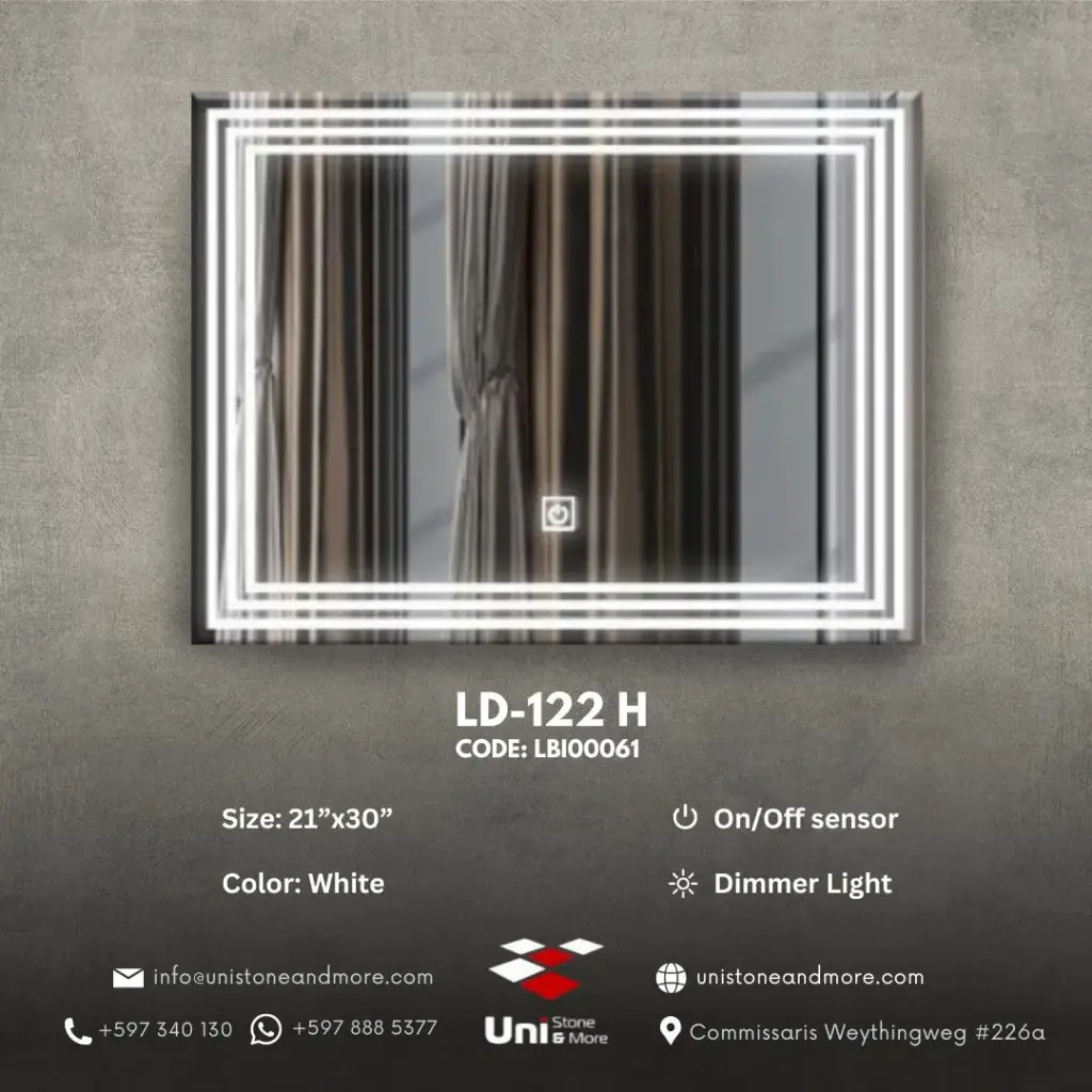 LD-122 H - White - 21"x30"