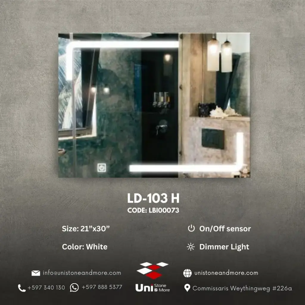 LD-103 H - White - 21"x30"